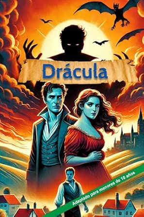 Portada frontal de Drácula: Adaptación de la obra para menores de 10 años (Lecturas Épicas para Jóvenes)