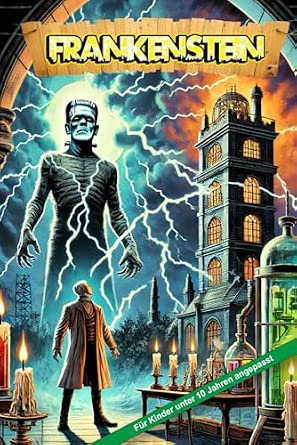 Portada frontal de Frankenstein: Für Kinder unter 10 Jahren angepasst
