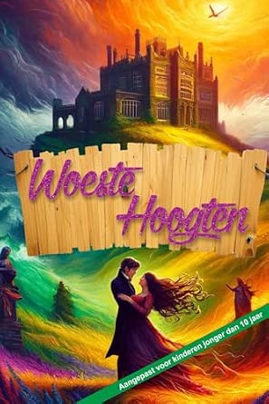 Portada frontal de Woeste Hoogten: Aangepast voor kinderen jonger dan 10 jaar